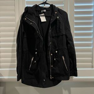 Black utility jacket - NWT